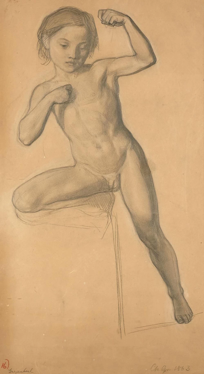 Studio di un giovane ragazzo